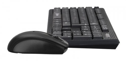 Клавиатура + мышь Оклик 630M клав:черный мышь:черный USB фото 3