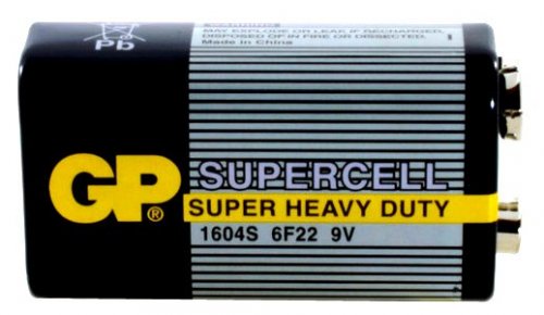 Батарея GP Supercell 1604S 6F22 9V (1шт) фото 2