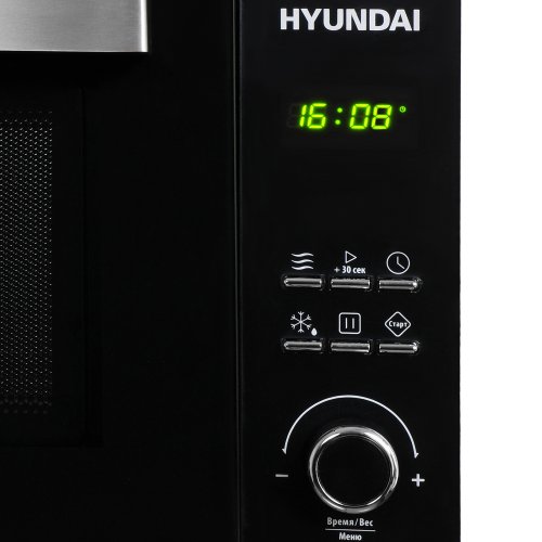 Микроволновая Печь Hyundai HYM-D2073 23л. 800Вт черный/Хром фото 2