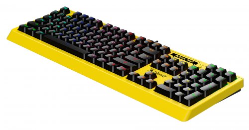 Клавиатура A4Tech Bloody B810RC Punk механическая желтый/черный USB for gamer LED фото 3