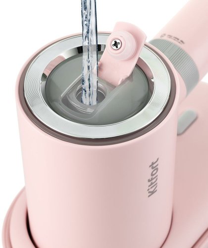 Отпариватель ручной Kitfort КТ-977-1 1100Вт розовый фото 2