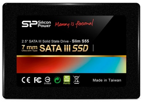 Накопитель SSD Silicon Power SATA III 120Gb SP120GBSS3S55S25 Slim S55 2.5" фото 2