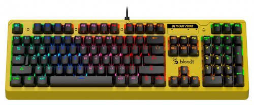 Клавиатура A4Tech Bloody B810RC Punk механическая желтый/черный USB for gamer LED фото 6