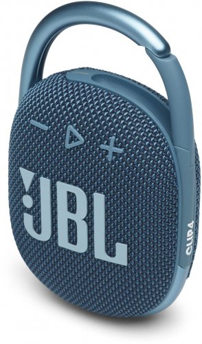 Колонка порт. JBL Clip 4 синий 5W 1.0 BT 15м 500mAh (JBLCLIP4BLU) фото 3