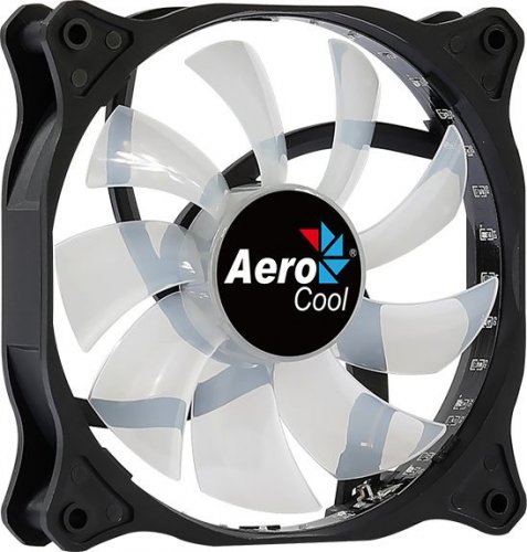 Вентилятор Aerocool Cosmo 12 120x120mm 4-pin(Molex)24dB 160gr LED Ret фото 6