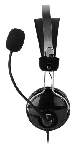 Наушники с микрофоном A4Tech HU-7P черный 2м накладные USB оголовье фото 3