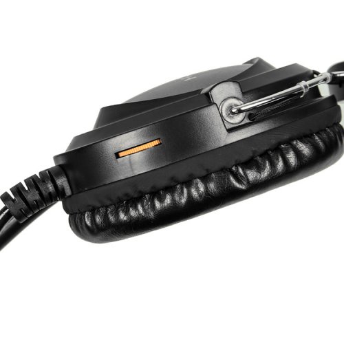 Наушники с микрофоном A4Tech HS-19 серебристый/черный 2м накладные оголовье (HS-19-1) фото 5