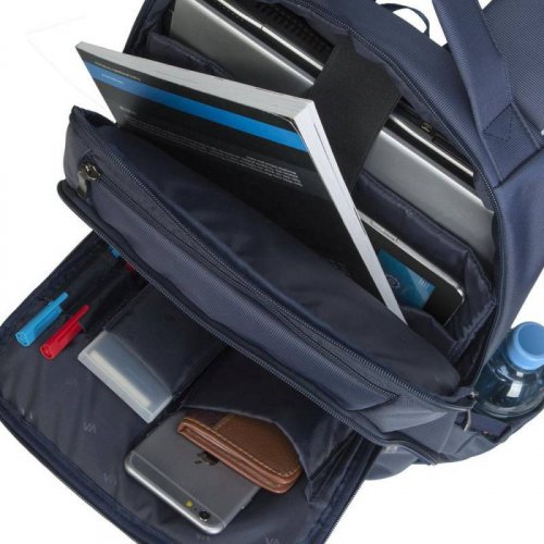 Рюкзак для ноутбука 15.6" Riva 8262 синий полиэстер фото 6