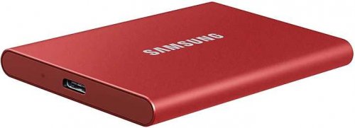 Накопитель SSD Samsung USB-C 1Tb MU-PC1T0R/WW T7 1.8" красный фото 10