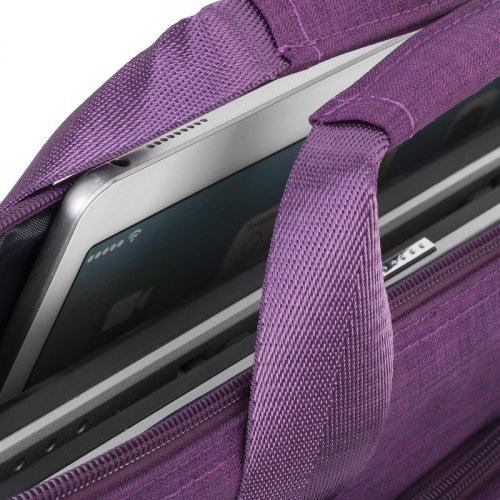 Сумка для ноутбука 15.6" Riva 8335 пурпурный полиэстер (8335 PUR) фото 5