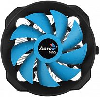 Устройство охлаждения(кулер) Aerocool BAS AUG Soc-AM4/AM3+/1150/1151/1200 4-pin 15-26dB Al+Cu 125W 3