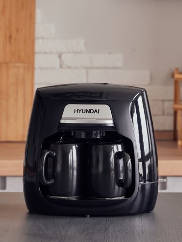 Кофеварка капельная Hyundai HYD-0203 500Вт черный фото 12