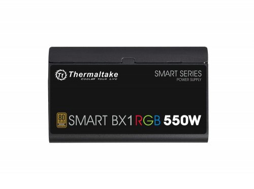 Блок питания Thermaltake ATX 550W Smart BX1 RGB 80+ bronze (24+4+4pin) APFC 120mm fan color LED 6xSA фото 3