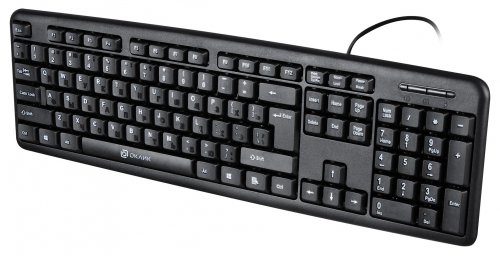 Клавиатура Оклик 90M черный USB фото 7