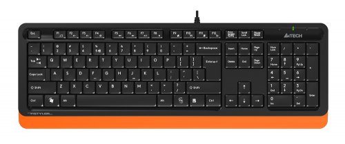 Клавиатура + мышь A4Tech Fstyler F1010 клав:черный/оранжевый мышь:черный/оранжевый USB Multimedia фото 2