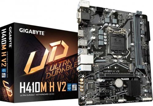 Материнская плата Gigabyte H410M H V2 Soc-1200 Intel H470 2xDDR4 mATX AC`97 8ch(7.1) GbLAN+VGA+HDMI фото 5
