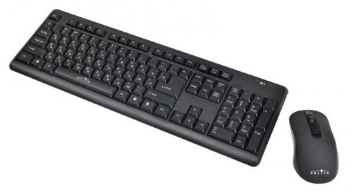 Клавиатура + мышь Оклик 270M клав:черный мышь:черный USB беспроводная фото 2