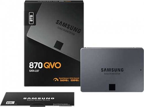 Накопитель SSD Samsung SATA III 8Tb MZ-77Q8T0BW 870 QVO 2.5" фото 9