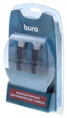 Кабель аудио-видео Buro HDMI 1.4 HDMI (m)/HDMI (m) 5м. Позолоченные контакты черный (BHP RET HDMI50) фото 5