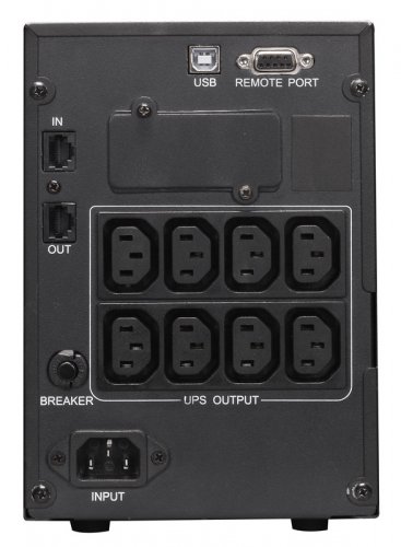 Источник бесперебойного питания Powercom Smart King Pro+ SPT-2000-II LCD 1600Вт 2000ВА черный фото 2