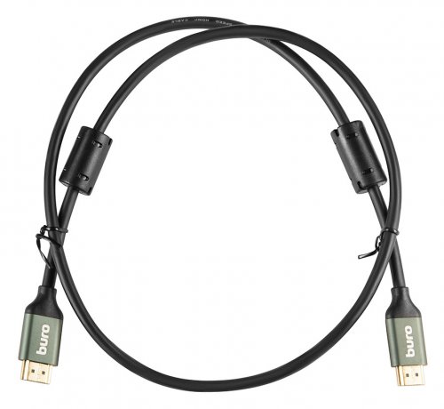 Кабель аудио-видео Buro HDMI (m)/HDMI (m) 1м. феррит.кольца Позолоченные контакты черный (BHP-HDMI-2 фото 3