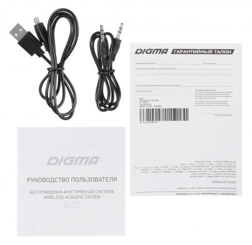 Колонка порт. Digma S-37 черный 30W 2.1 BT/USB 3600mAh (SP3730B) фото 10