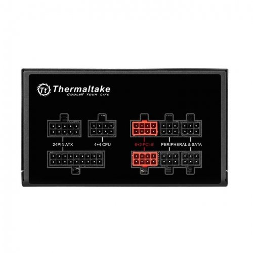 Блок питания Thermaltake ATX 750W Toughpower Grand RGB 80+ gold (24+4+4pin) APFC 140mm fan color LED фото 6
