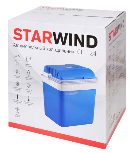 Автохолодильник Starwind CF-124 24л 48Вт синий/серый фото 2