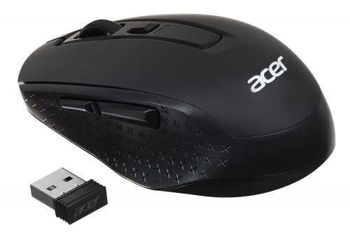 Мышь Acer OMR070 черный оптическая (1600dpi) беспроводная BT/Radio USB (6but) фото 5