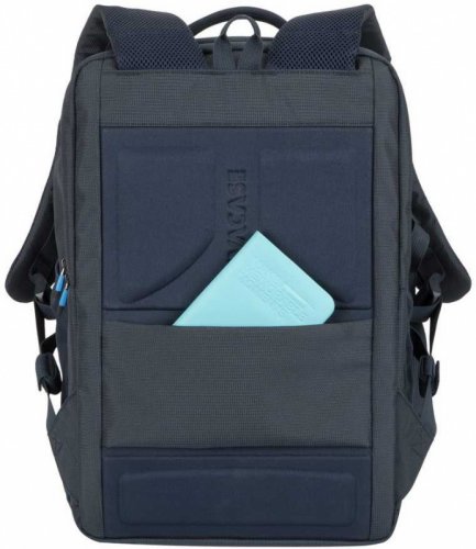 Рюкзак для ноутбука 17.3" Riva 7861 темно-синий полиэстер фото 9