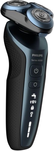 Бритва роторная Philips S6610/11 реж.эл.:3 питан.:аккум. черный фото 5