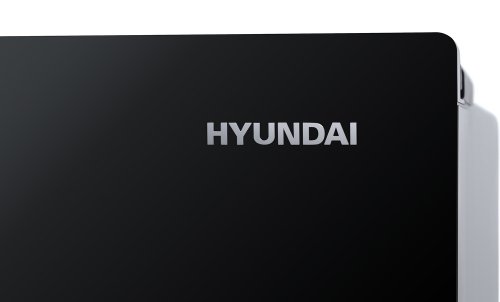 Холодильник Hyundai CM5005F черное стекло (трехкамерный) фото 4