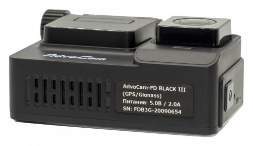 Видеорегистратор AdvoCam FD Black III GPS/GLONASS черный 1080x1920 1080p 155гр. GPS NT96672 фото 2