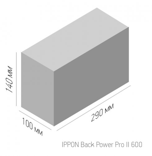 Источник бесперебойного питания Ippon Back Power Pro II 600 360Вт 600ВА черный фото 5