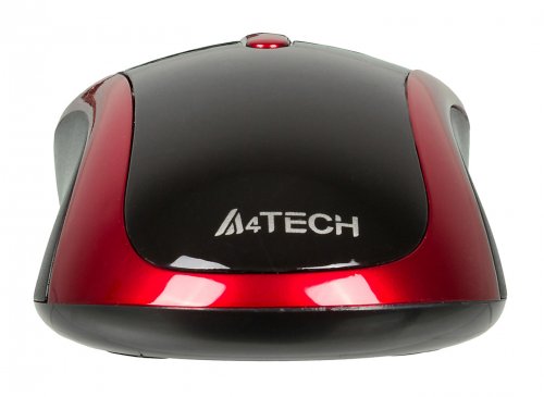 Мышь A4Tech V-Track Padless N-360 красный/черный оптическая (1000dpi) USB (3but) фото 5