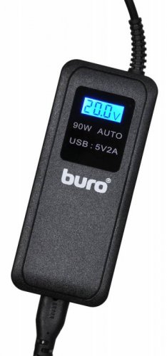 Блок питания Buro BUM-0065A90 автоматический 90W 12V-20V 11-connectors 5A 1xUSB 2.1A от бытовой элек фото 3