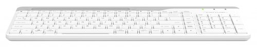 Клавиатура A4Tech Fstyler FK25 белый/серый USB slim фото 2