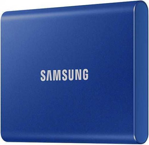 Накопитель SSD Samsung USB-C 500Gb MU-PC500H/WW T7 1.8" синий фото 3