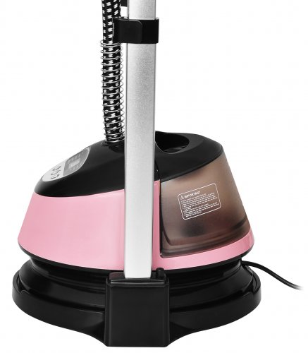 Отпариватель напольный Hyundai H-US02543 1800Вт розовый/черный фото 7