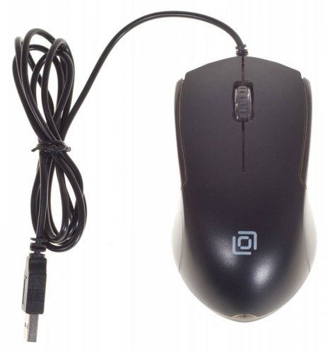 Мышь Оклик 245M черный оптическая (1000dpi) USB (3but) фото 5