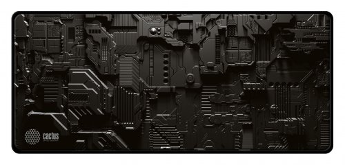 Коврик для мыши Cactus Cyberpunk черный/рисунок 900x400x3мм фото 2