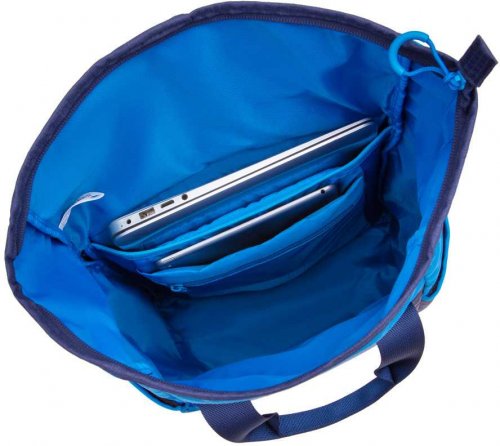 Рюкзак для ноутбука 15.6" Riva 5321 синий полиуретан фото 2