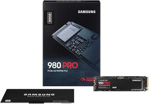 Накопитель SSD Samsung PCI-E 4.0 x4 500Gb MZ-V8P500BW 980 PRO M.2 2280 фото 7
