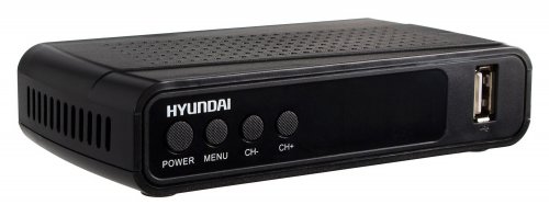Ресивер DVB-T2 Hyundai H-DVB520 черный фото 3