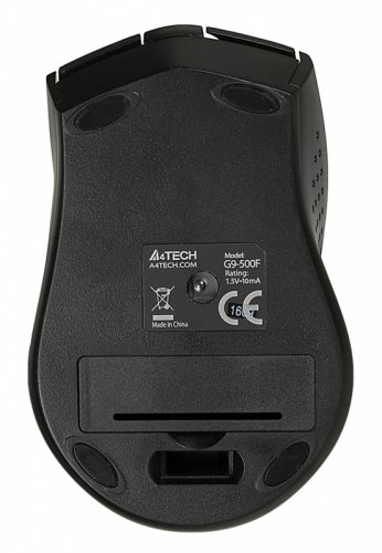 Мышь A4Tech V-Track G9-500F черный оптическая (1200dpi) беспроводная USB1.1 (4but) фото 2