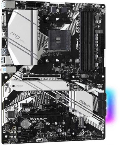 Материнская плата Asrock B550 PRO4 Soc-AM4 AMD B550 4xDDR4 ATX AC`97 8ch(7.1) GbLAN RAID+VGA+HDMI фото 3