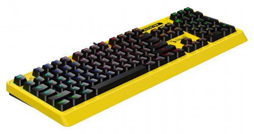 Клавиатура A4Tech Bloody B810RC Punk механическая желтый/черный USB for gamer LED фото 2