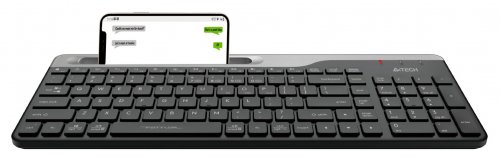 Клавиатура A4Tech Fstyler FBK25 черный/серый USB беспроводная BT/Radio slim Multimedia фото 3