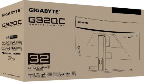 Монитор Gigabyte 31.5" G32QC A VA 2560x1440 165Hz 350cd/m2 16:9 фото 11
