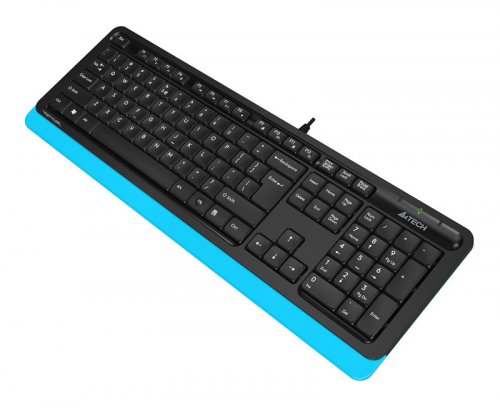 Клавиатура A4Tech Fstyler FK10 черный/синий USB фото 4